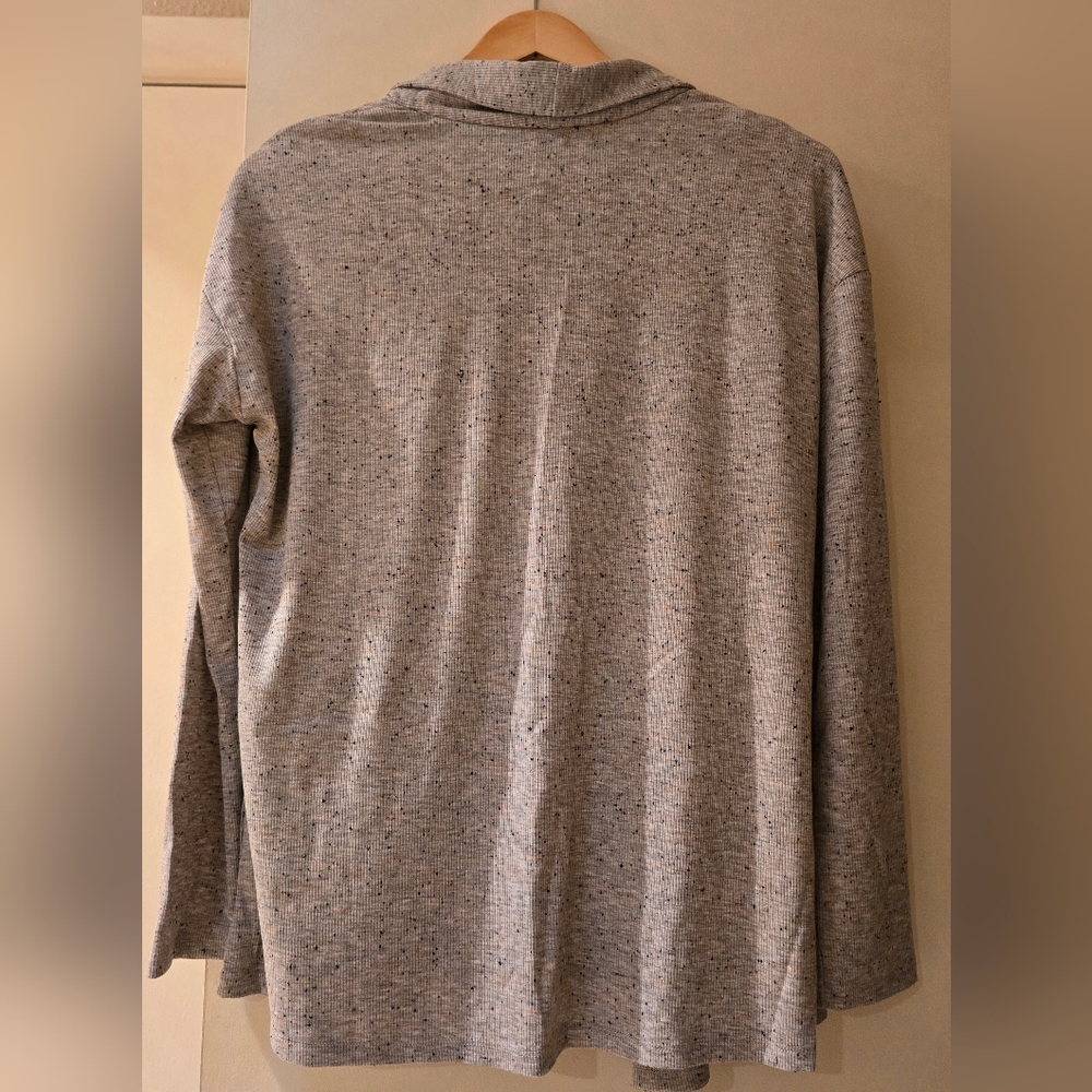 NWT Nic+ Zoe speckled knit cardigan and sleeveless scoop set - Picture 6 of 16